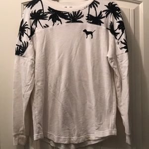 Pink white long sleeve